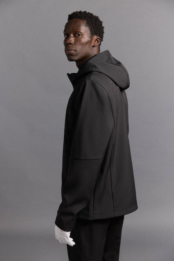 Pedro del Hierro Chamarra lisa de golf Negro