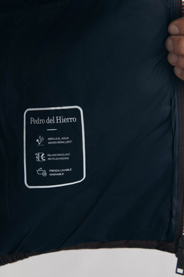 Pedro del Hierro Cazadora acolchada ultralight Marr&oacute;n