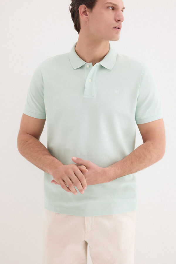 Pedro del Hierro Polo b&aacute;sico piqu&eacute; Verde