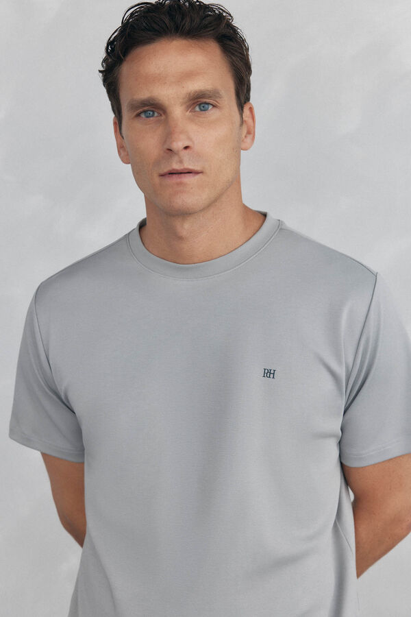 Pedro del Hierro Camiseta mercerizada Gris