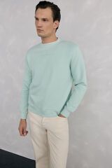 Pedro del Hierro Sudadera cuello caja Verde