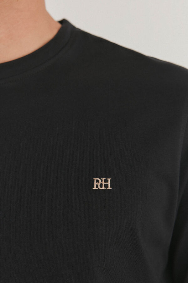 Pedro del Hierro Playera b&aacute;sica Negro