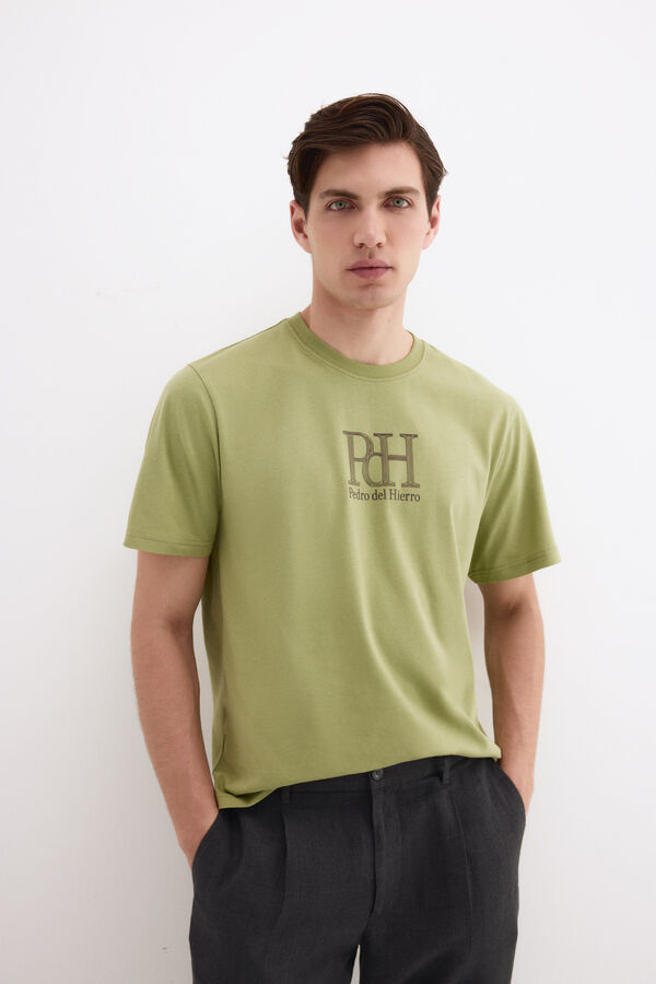 Pedro del Hierro Camiseta logo Verde