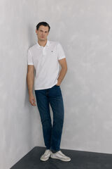 Pedro del Hierro Polo b&aacute;sico piqu&eacute; Blanco