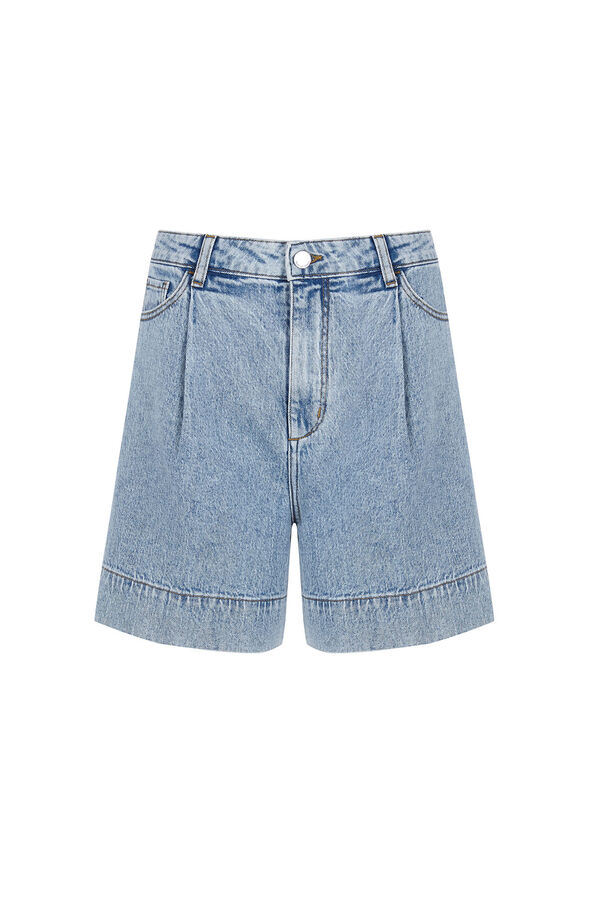 Pedro del Hierro Short de mezclilla Azul