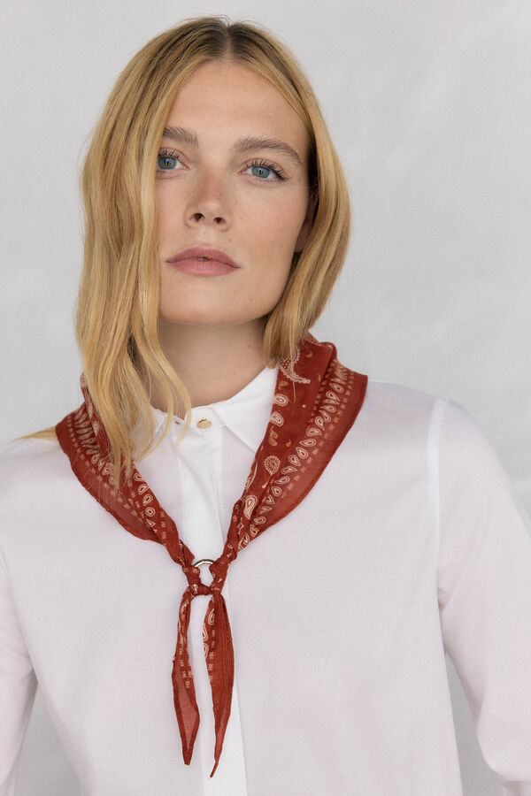 Pedro del Hierro Bandana con argolla Rojo