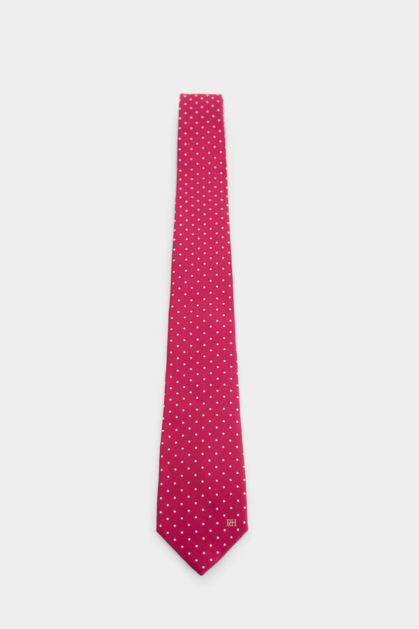 Pedro del Hierro Corbata seda natural Rosa