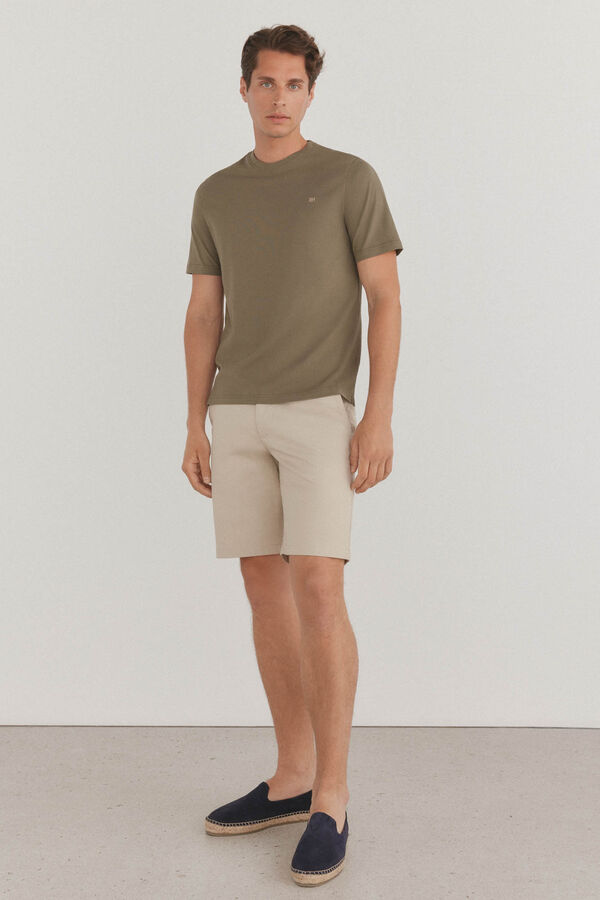 Pedro del Hierro Camiseta b&aacute;sica Verde
