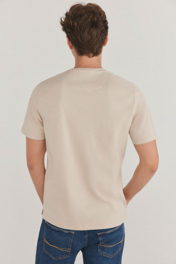 Pedro del Hierro Camiseta b&aacute;sica Beige