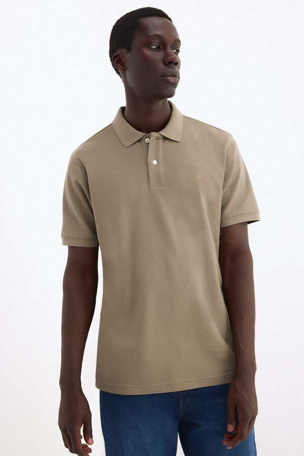Pedro del Hierro Polo b&aacute;sico piqu&eacute; Verde