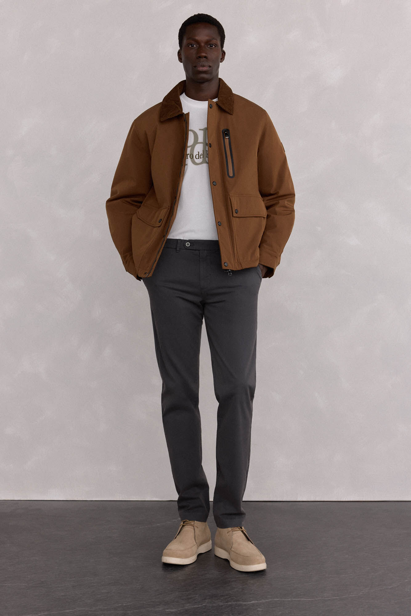 Pedro del Hierro Pantal&oacute;n premium chino slim fit