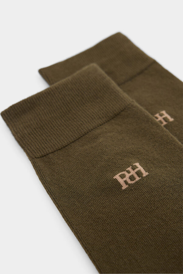 Pedro del Hierro Calcet&iacute;n liso sport Verde