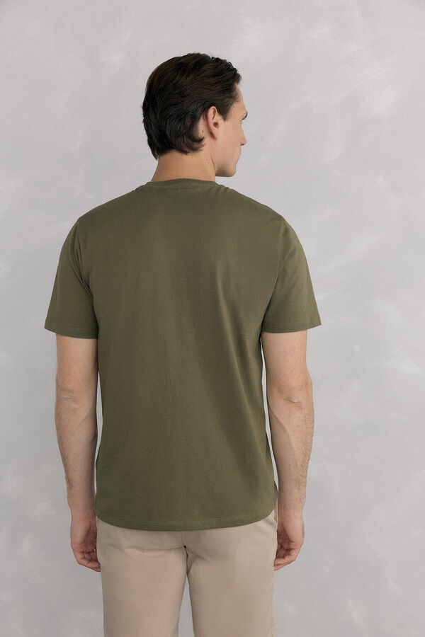 Pedro del Hierro Camiseta b&aacute;sica Verde