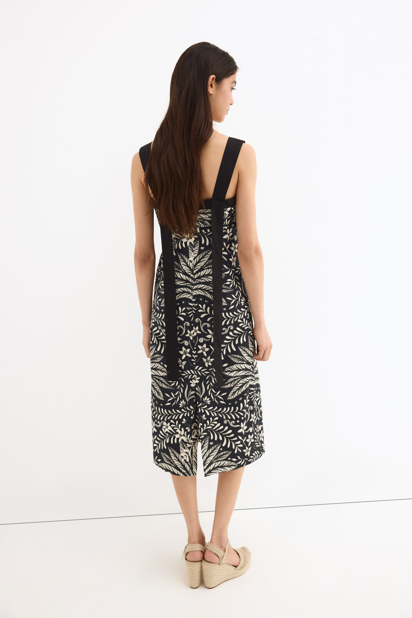 Pedro del Hierro Vestido algod&oacute;n entallado