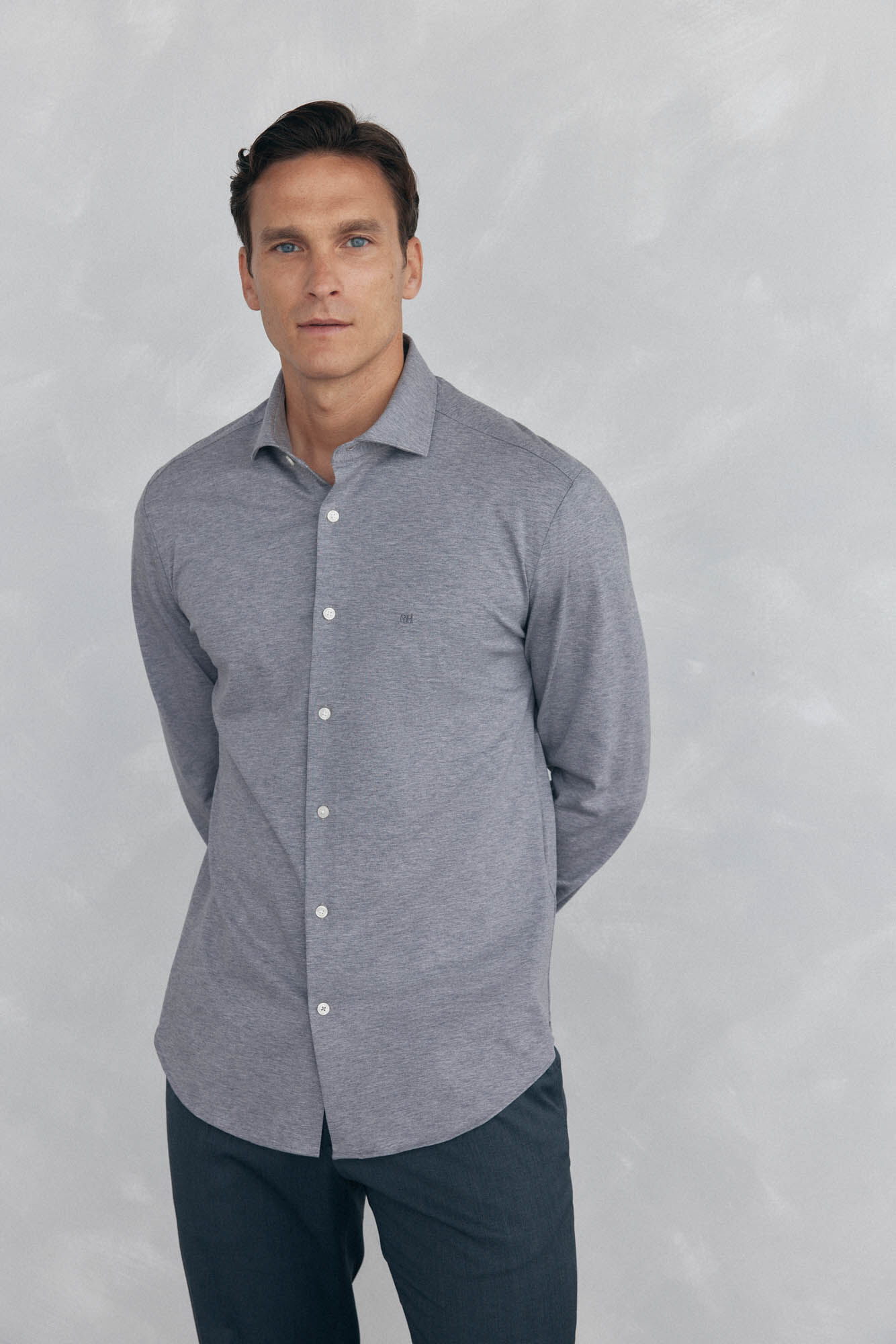 Pedro del Hierro Camisa lisa de punto