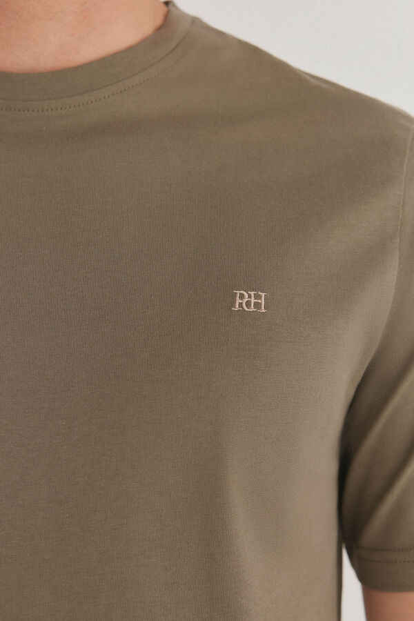 Pedro del Hierro Camiseta b&aacute;sica Verde