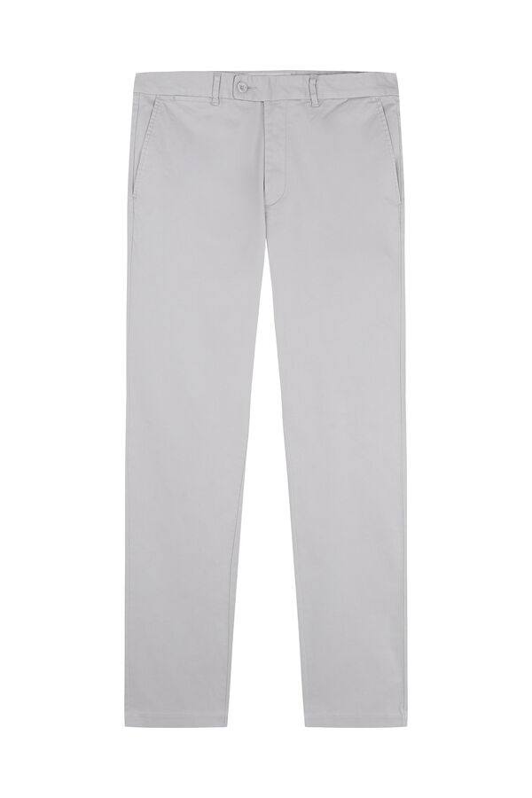 Pedro del Hierro Chino estructura slim fit Gris