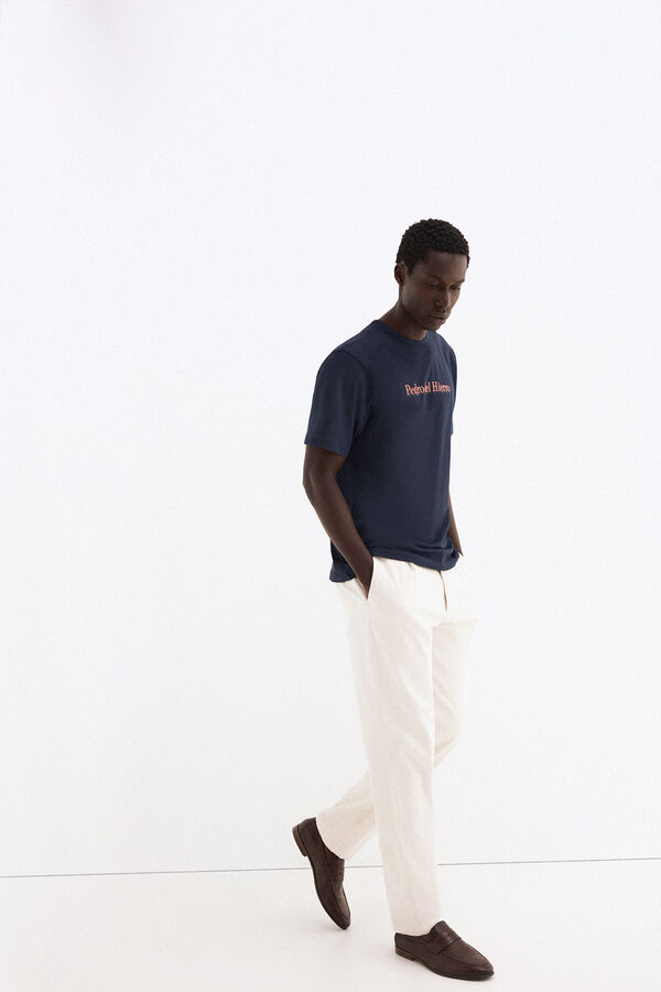 Pedro del Hierro Camiseta logo Azul