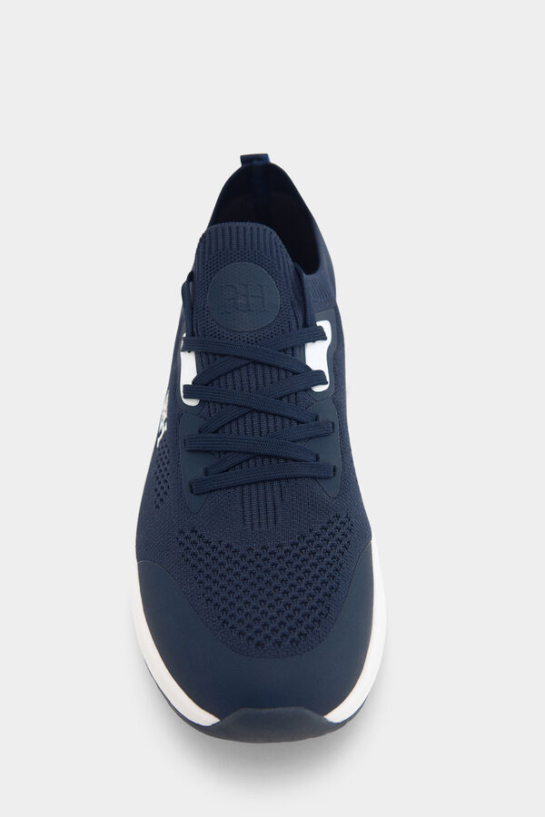 Pedro del Hierro Zapatilla textil cordones Azul