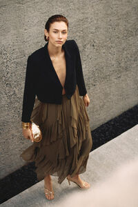 Pedro del Hierro Blazer crop negra