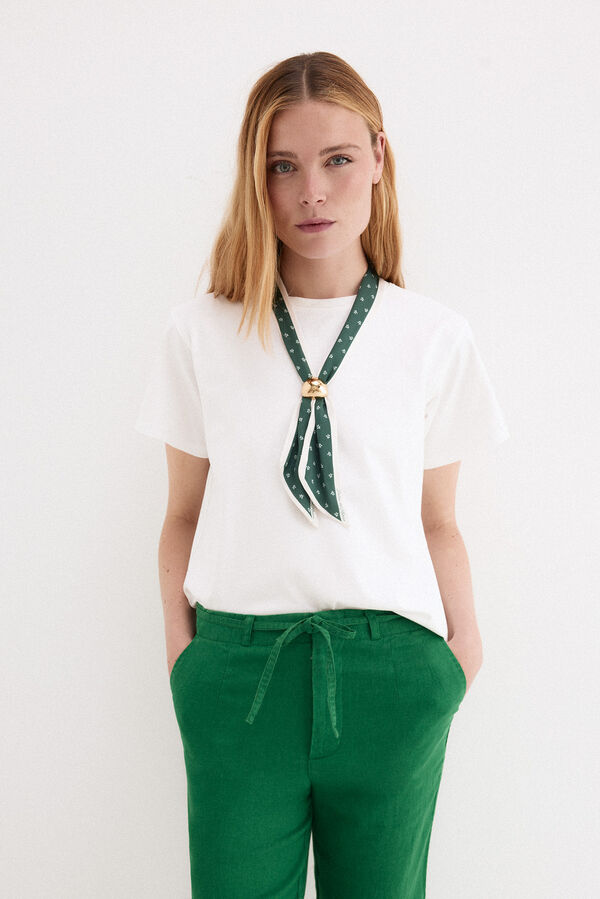 Pedro del Hierro Camiseta pa&ntilde;uelo Blanco
