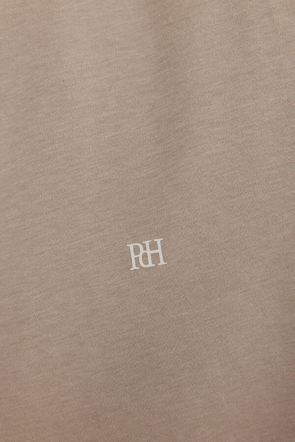 Pedro del Hierro Camiseta mercerizada Beige
