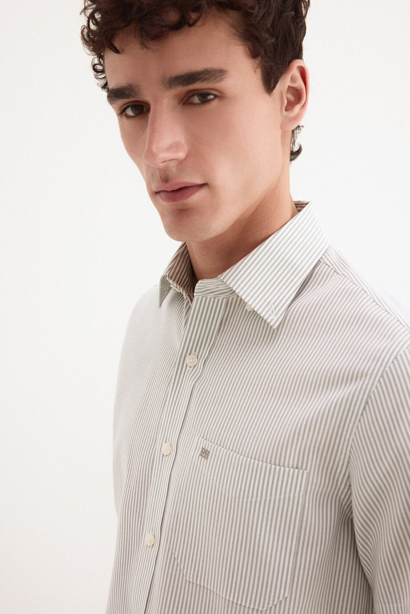 Pedro del Hierro Camisa non iron manga corta rayas