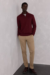 Pedro del Hierro Pantal&oacute;n premium chino slim fit Beige