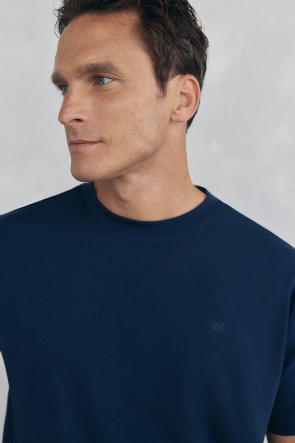 Pedro del Hierro Playera mercerizada Azul