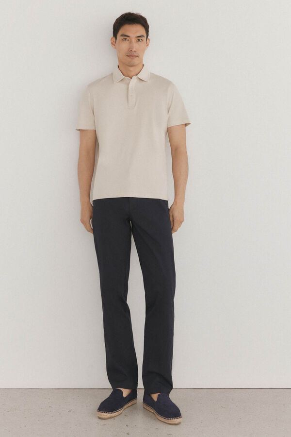 Pedro del Hierro Polo mercerizado Beige