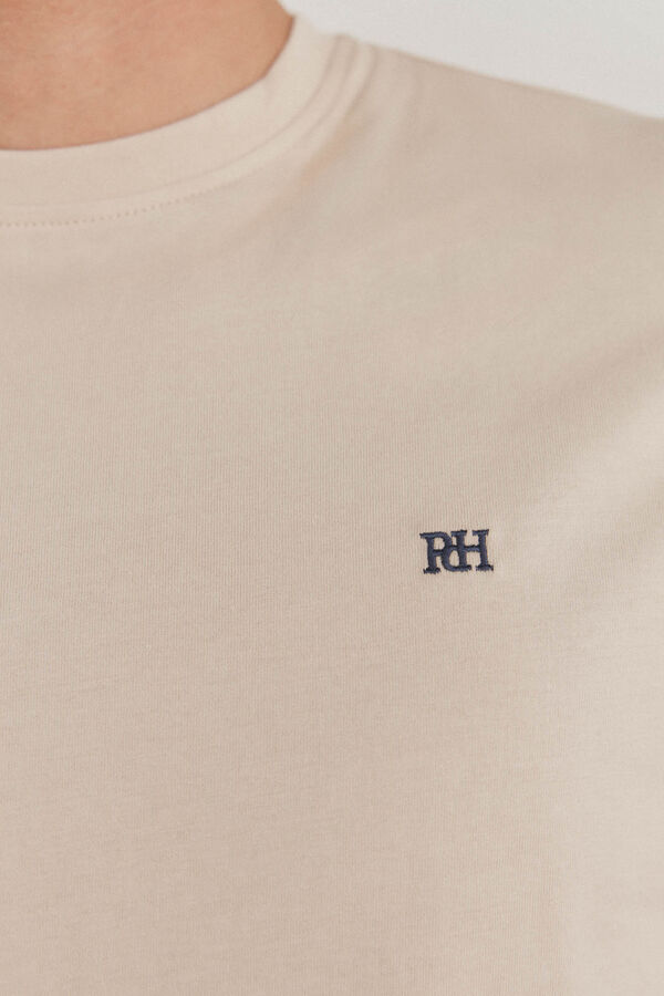 Pedro del Hierro Camiseta b&aacute;sica Beige