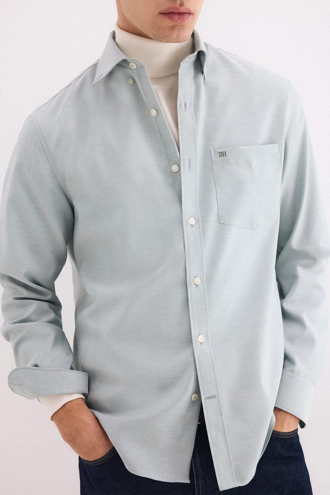 Pedro del Hierro Camisa non iron oxford liso