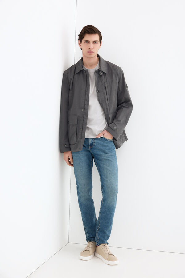 Pedro del Hierro Camiseta mercerizada Gris