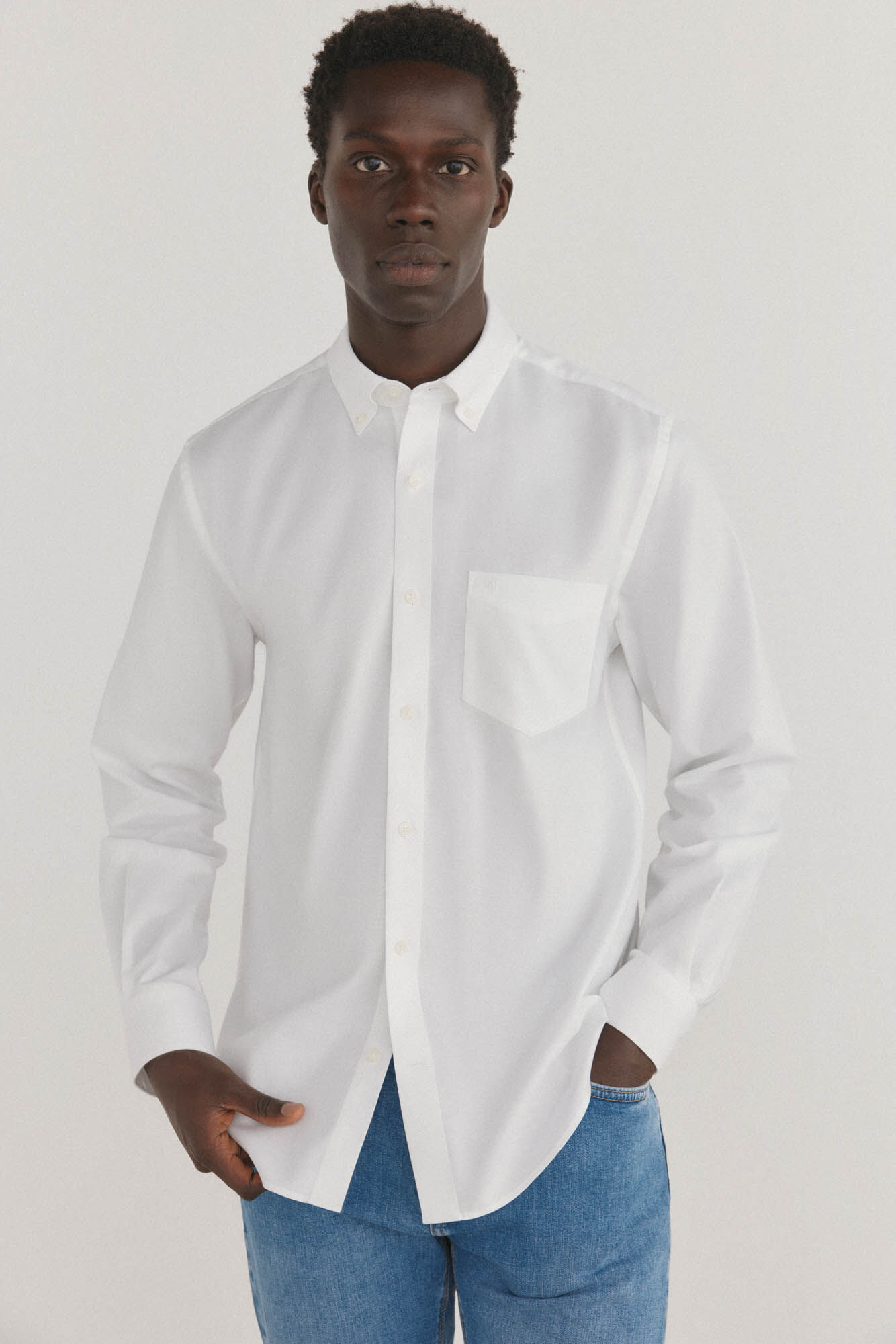 Pedro del Hierro Camisa non iron oxford liso