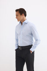 Pedro del Hierro Camisa vestir cuadros non iron + antimanchas slim fit Azul