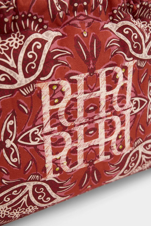 Pedro del Hierro Bolsa de hombro estampada Beige