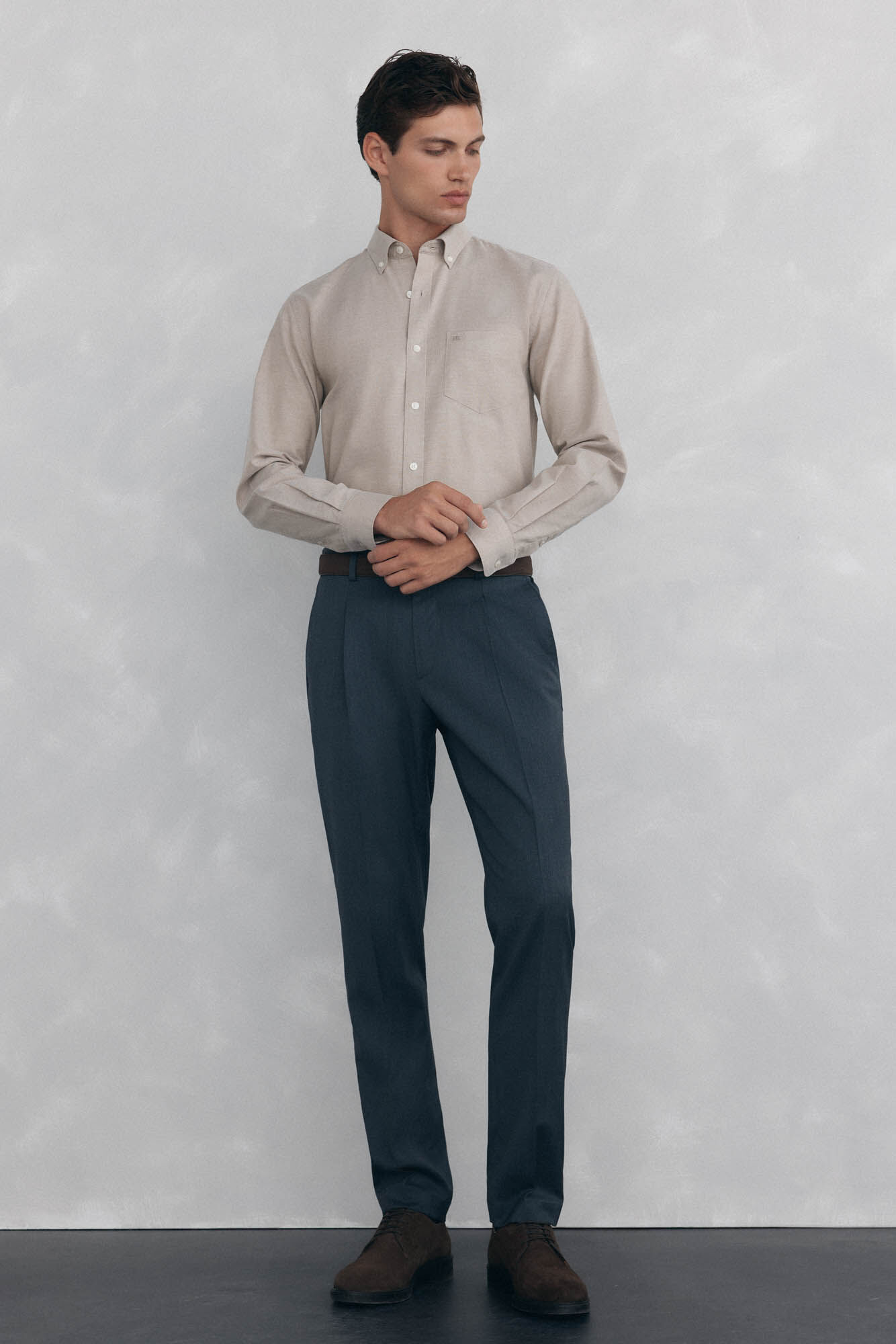 Pedro del Hierro Camisa non iron oxford liso
