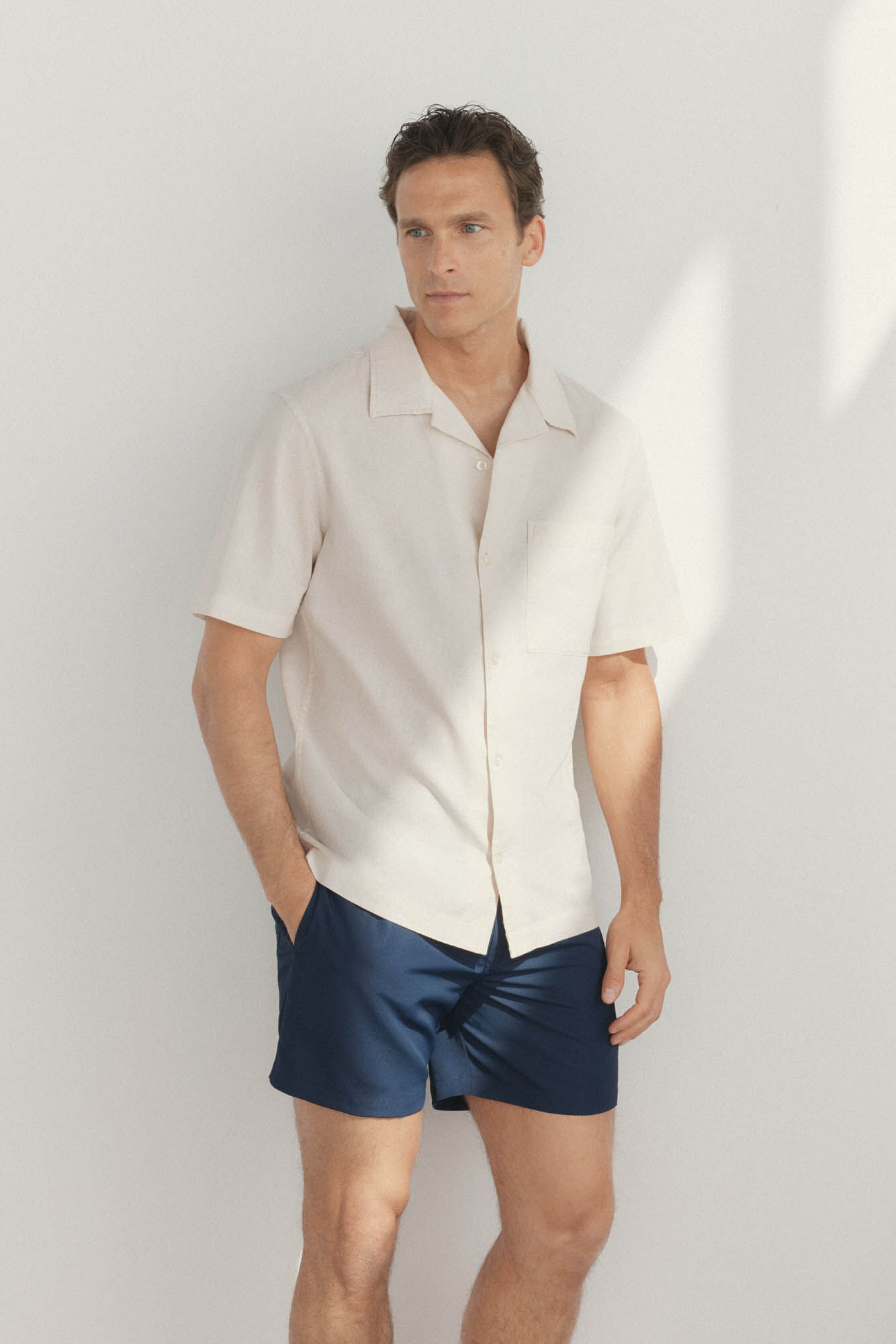 Pedro del Hierro Ba&ntilde;ador tejido estructura con bot&oacute;n