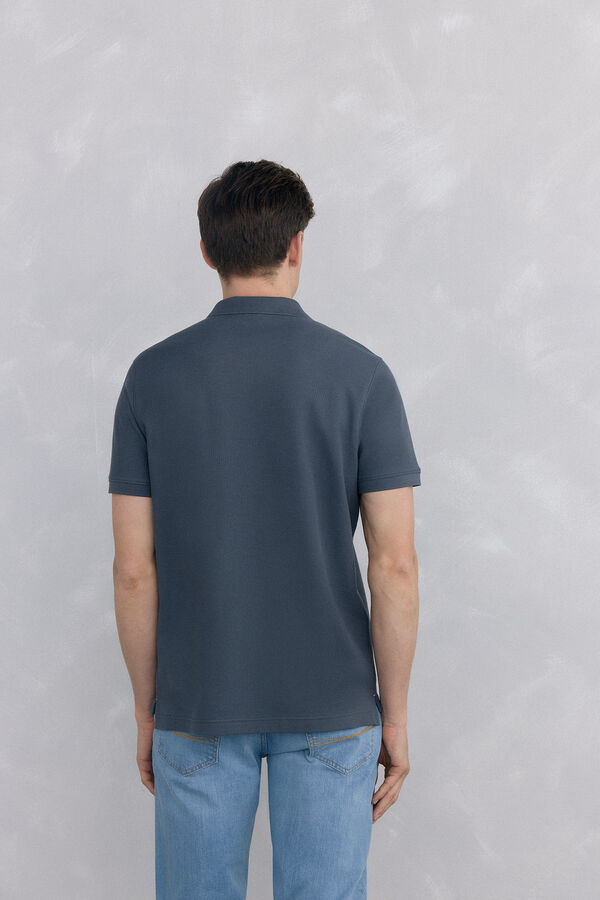 Pedro del Hierro Polo b&aacute;sico piqu&eacute; Gris