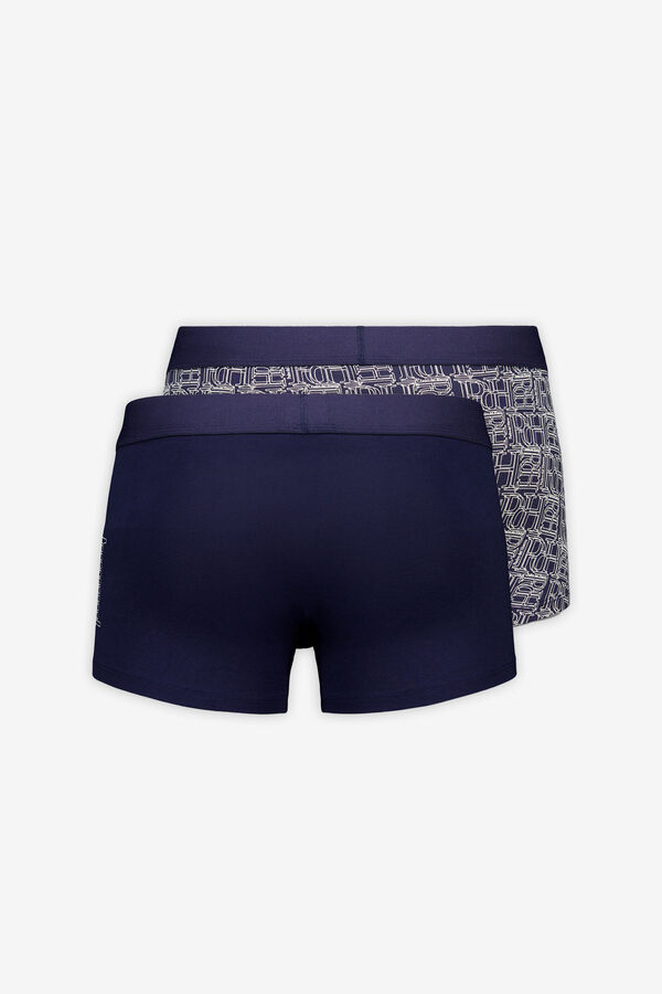Pedro del Hierro Pack 2 boxers de tejido Azul