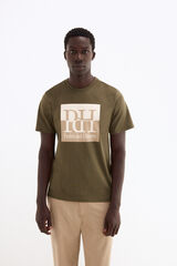 Pedro del Hierro Camiseta logo grande Verde