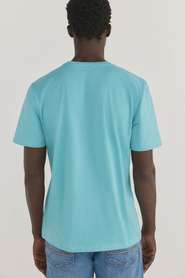 Pedro del Hierro Camiseta logo Turquesa