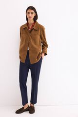 Pedro del Hierro Pantalones rectos cl&aacute;sicos Azul