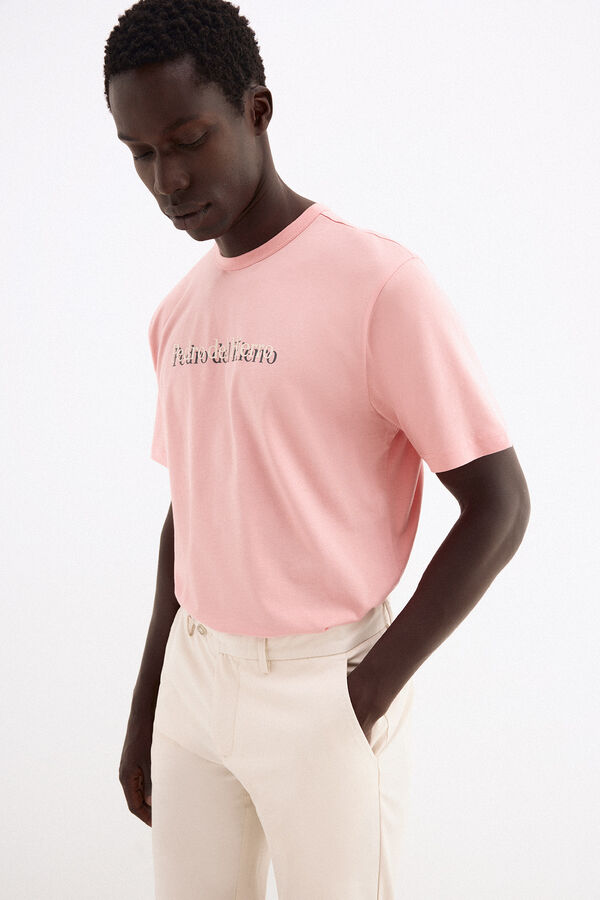 Pedro del Hierro Camiseta logo Coral