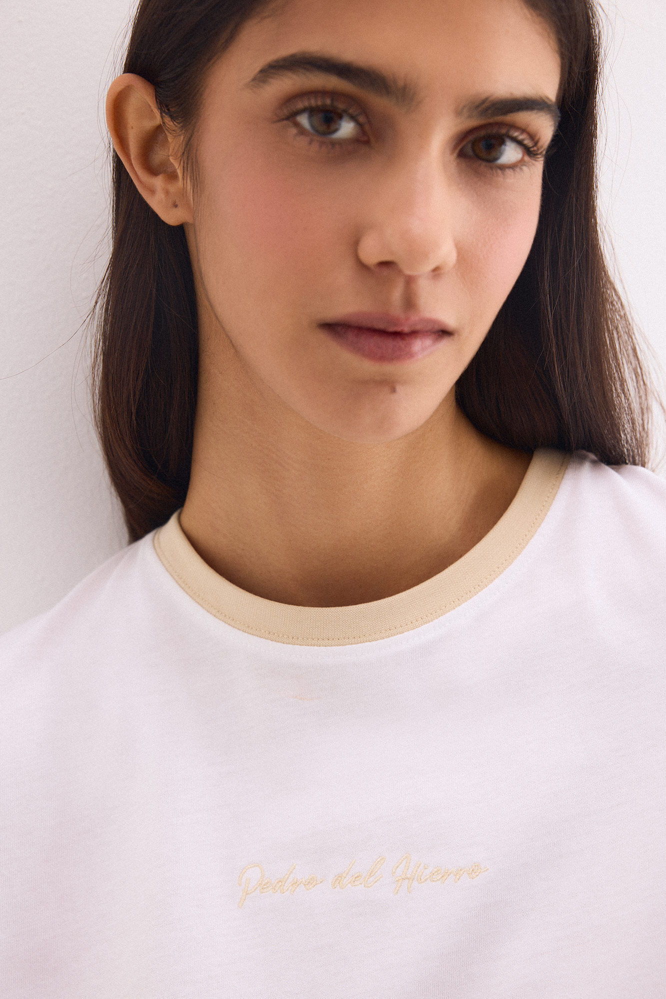 Pedro del Hierro Playera con contraste Pedro del Hierro