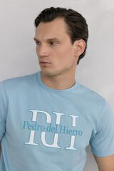 Pedro del Hierro Camiseta logo grande Azul