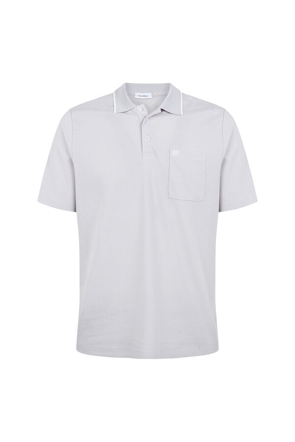 Pedro del Hierro Polo textura Gris