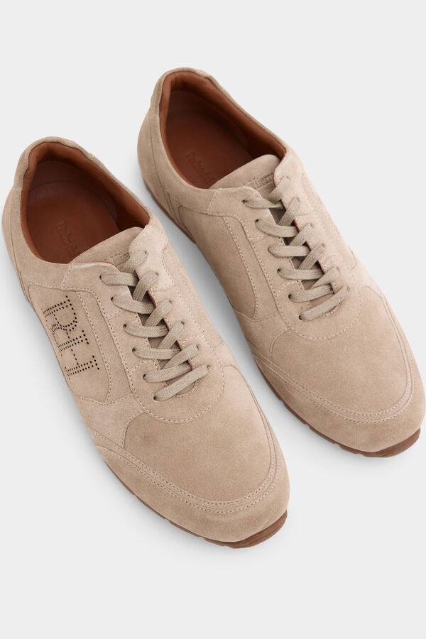 Pedro del Hierro Zapatilla piel Beige
