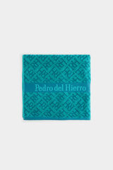Pedro del Hierro Toalla playa logos Verde