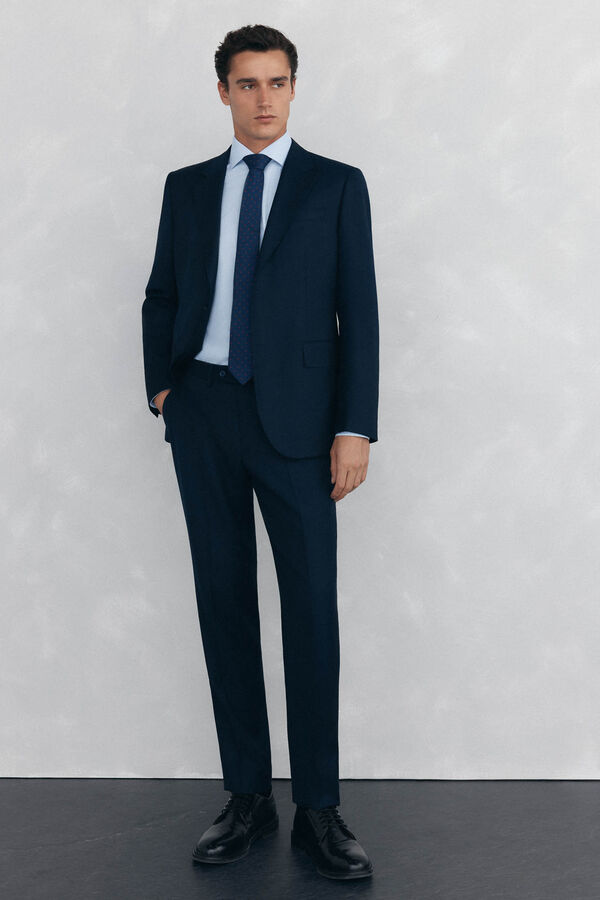 Pedro del Hierro Camisa de vestir de rayas non iron + antimanchas Blanco